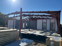 Провели планерку на стройплощадке модульного зала